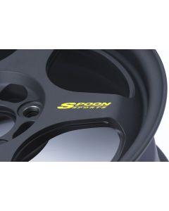 SW388 Yellow Spoon Sports Sticker